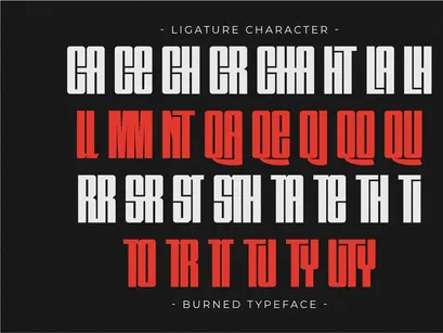 Burned - Modern Sans Serif Font