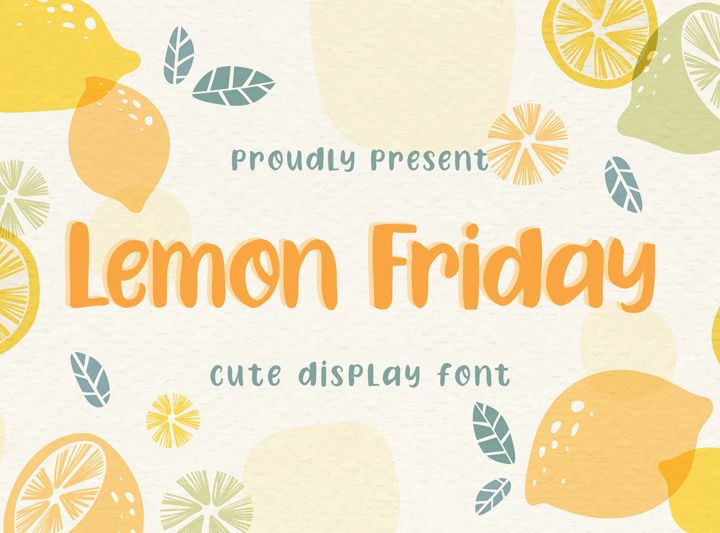 Lemon Friday - Free Font
