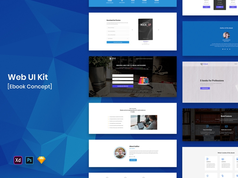 Ebook Web UI Kit