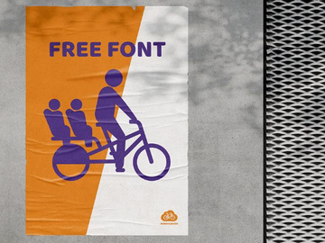 Free Antwerpenize Bicycle Font preview picture