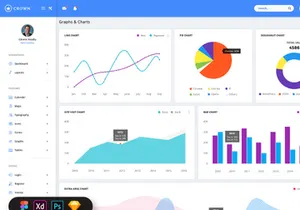 Crown - Material Admin Dashboard UI Kit