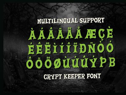 Crypt Keeper | Display Horror Font