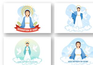 13 Assumption of Mary Illustration