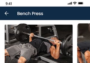 Free UI Kit Health Self Trainer Gym and Fitness App