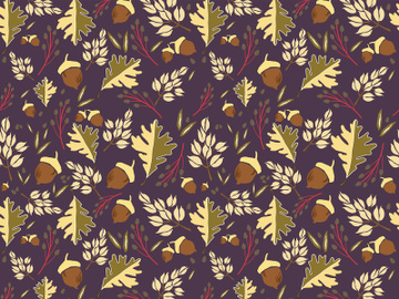 Fall seamless Pattern preview picture