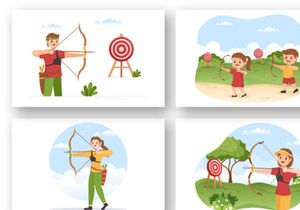 13 Archery Sport Illustration