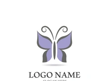 Butterfly logo icon vector design illustration