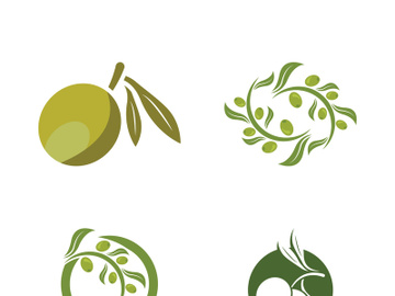 Extra virgin olive oil logo icon design vector illustration preview picture