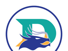 Dragon vector icon illustration design logo template