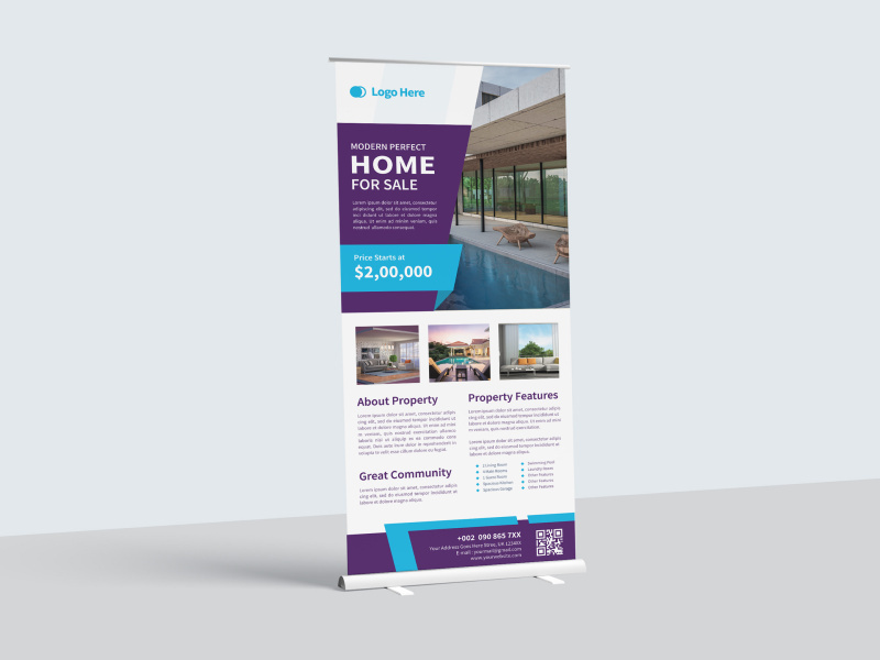 Modern Perfect Roll Up Banner