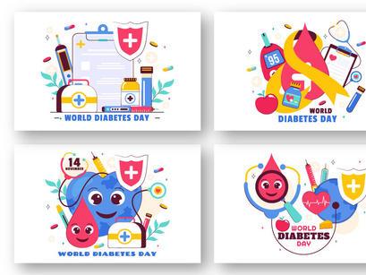 11 World Diabetes Day Illustration