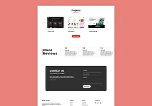 Personal Portfolio Website UI Template
