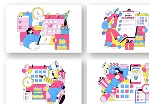 10 Event Planner Illustration