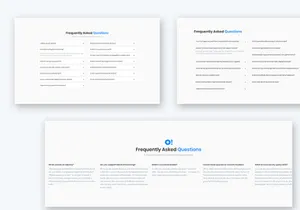 10 FAQs Widget Design for Web-UI Kit