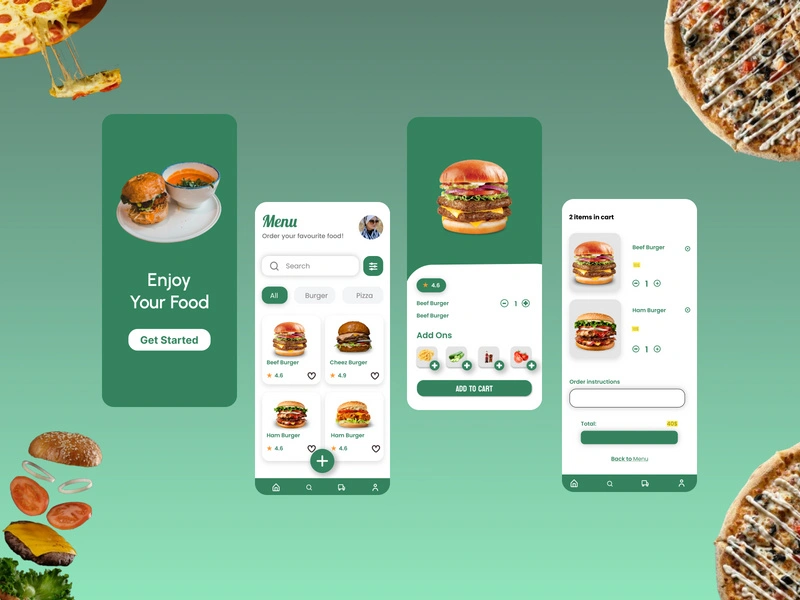 Food App UI Design