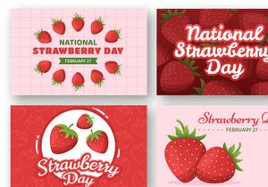 14 National Strawberry Day Illustration