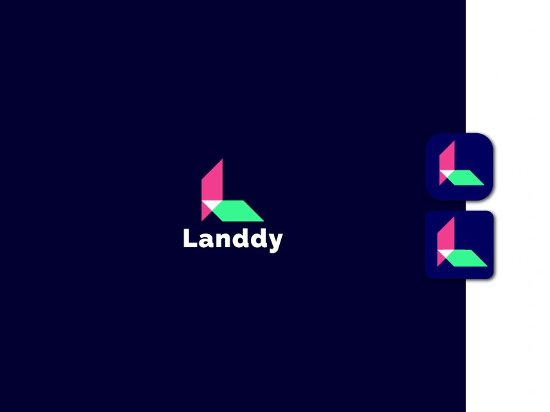 Overlapping Logo Design - Business Logo - L Logo Design