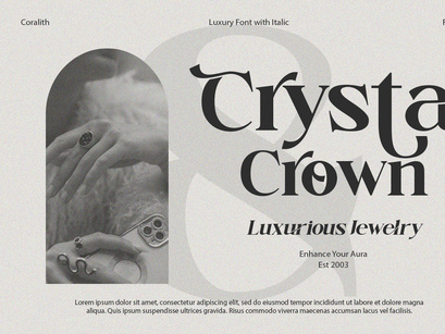 Coralith - Luxury Serif Font