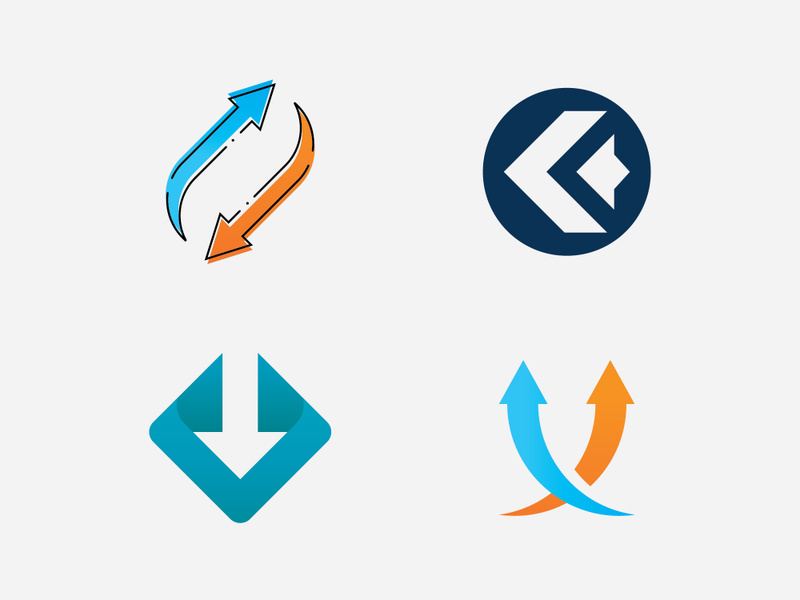 Arrow Logo Template Illustration Design Vector