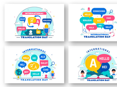 10 International Translation Day Illustration