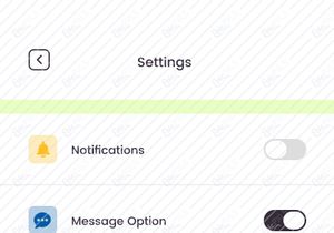 My profile and Settings screens concept