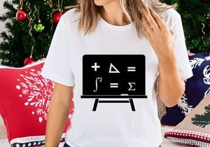 Math Equations Blackboard Silhouette