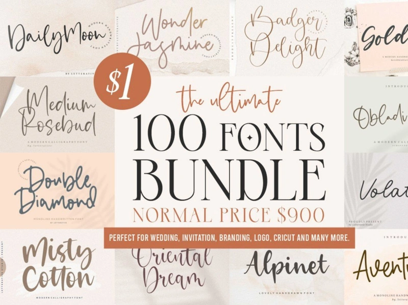 The Ultimate Font Bundle