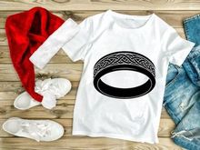 Angled Celtic Knot Ring Silhouette