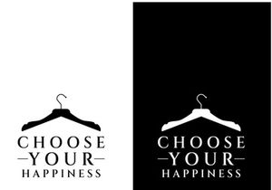 Simple clothes hanger logo details with creative design.for business, boutique, fashion, lifestyle, beauty, wardrobe, wedding dress, clothing store