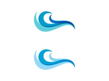 Water wave vector icon illustration design