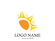 Sun vector illustration icon logo template design
