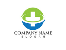 Cross Medical Logo template vector illustration