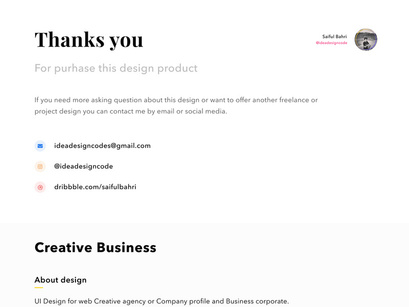 Creative Business Homepage
