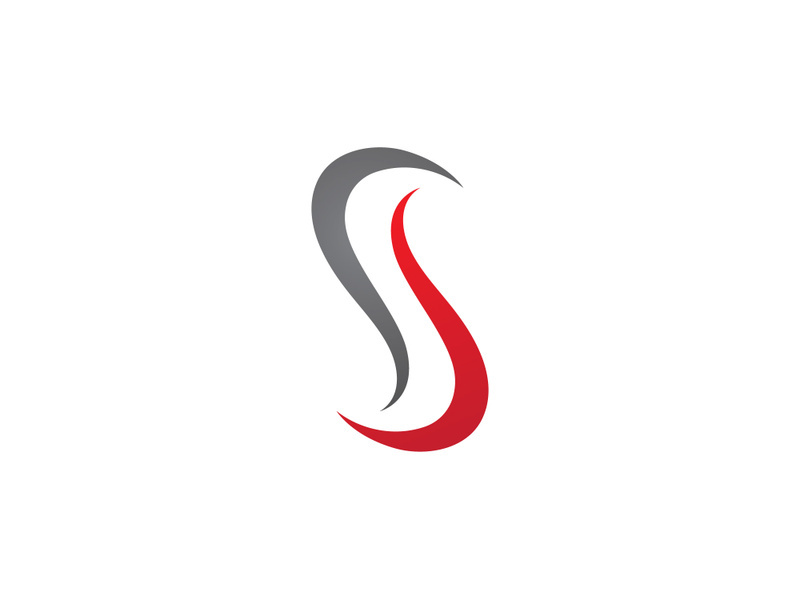 S logo vector letter template