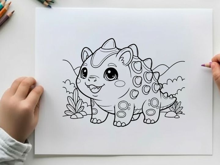 Cute hippo and giraffe hugging vector illustration