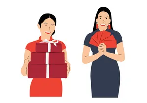 Lunar New Year Celebration Flat Vector