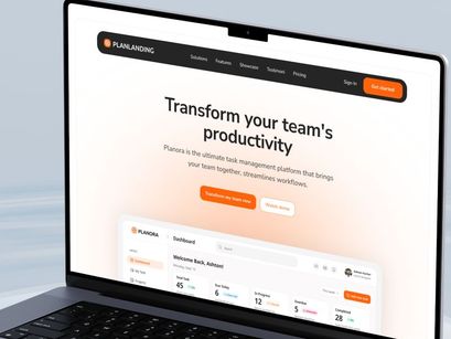 PlanLanding - Landing Page for Organized Productivity