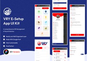 E-Setup Management App UI Kit