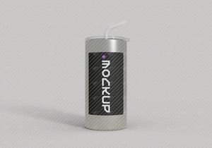 Stainless Steel Cup Mockup
