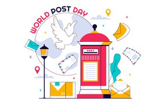 11 World Post Day Illustration