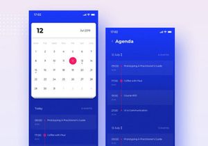 Free Calendar UI Kit (Sketch)