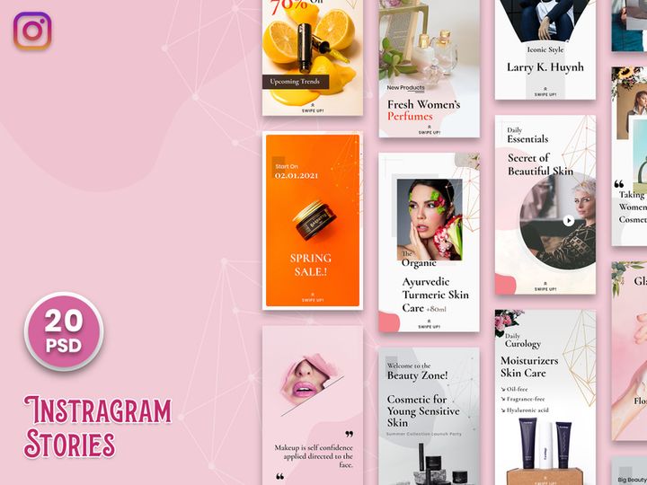Beauty & Cosmetic Instagram Stories-V01