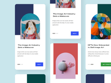 NFT Onboarding Mobile App UI Kit preview picture