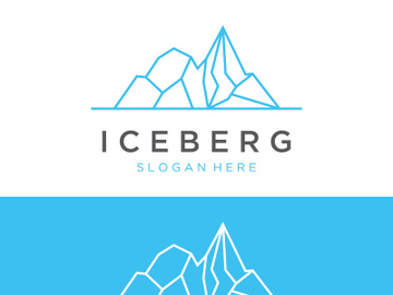 Antarctic iceberg logo design. preview picture