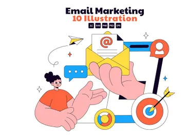 10 Email Marketing Illustration preview picture