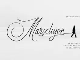 Marseliyon | Elegant Signature Script preview picture