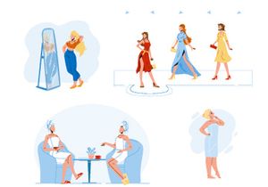 Fashion beauty characters