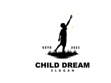 Dream Logo, Kid Dream Inspirational Design