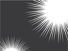 Speed Lines Comic Book Design Element Vector Illustration