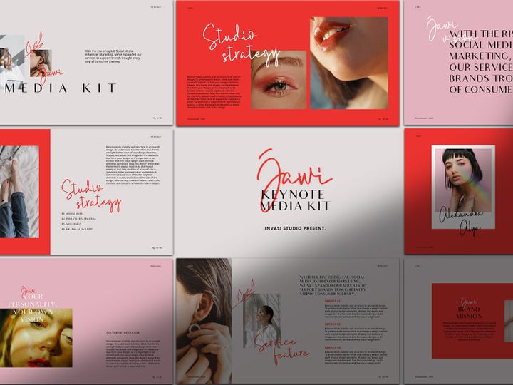JAWI - Keynote Media Kit Templates
